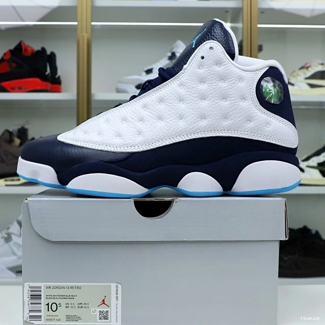 OBSIDIAN 13 POWDER BLUE WHITE RETRO 414571-144 JORDAN AIR 1021